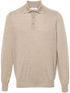 fine-knit polo shirt
